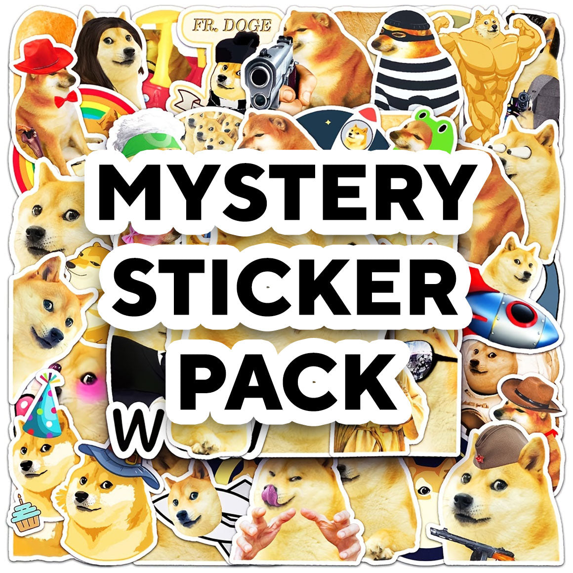 Doge Sticker, Doge Dog Sticker, Doge Meme Sticker, Doge Crypto