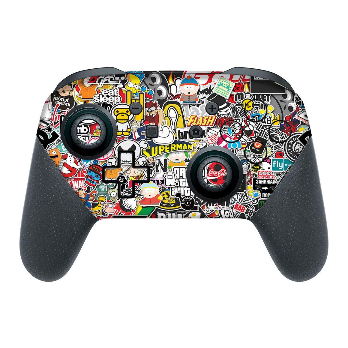 Nintendo Switch Pro Controller Custom Wraps & Skins