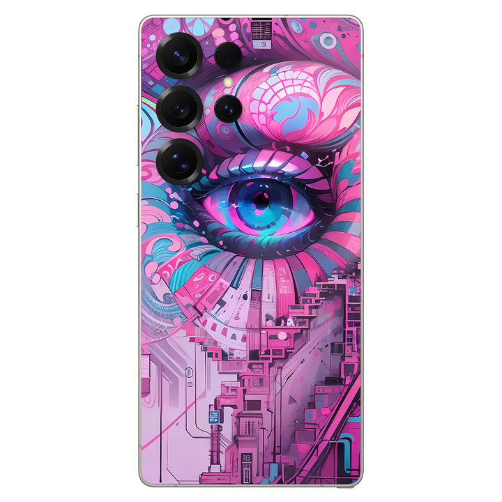 Galaxy S25 Ultra AI Art Series City Eye Skin