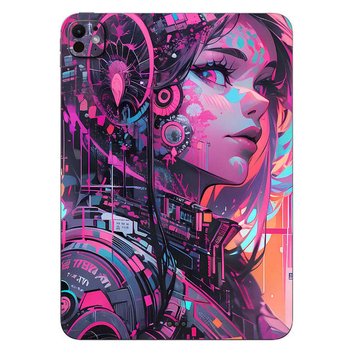 iPad Pro 11" M6 AI Art Series City Girl Skin