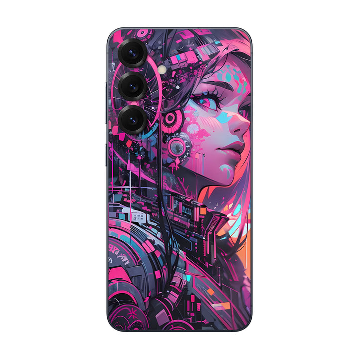 Galaxy S25 AI Art Series City Girl Skin