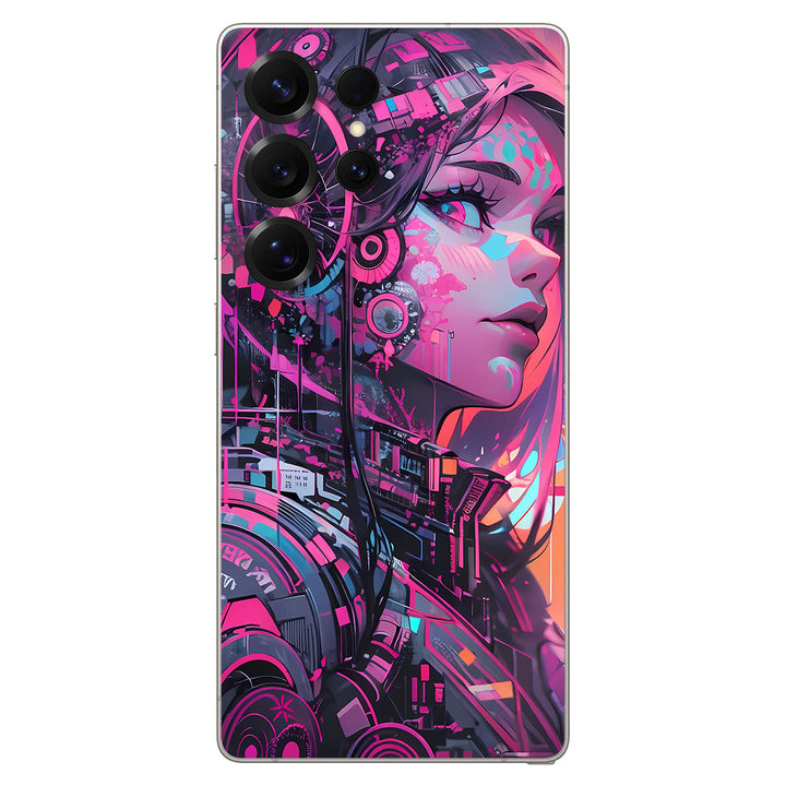 Galaxy S25 Ultra AI Art Series City Girl Skin