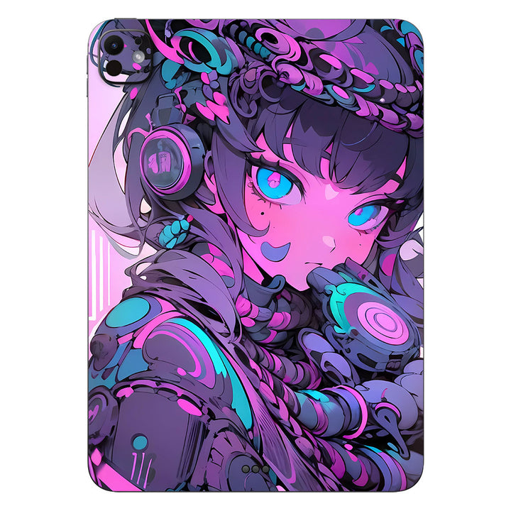 iPad Pro 11" M10 AI Art Series Girl Blue Eyes Skin