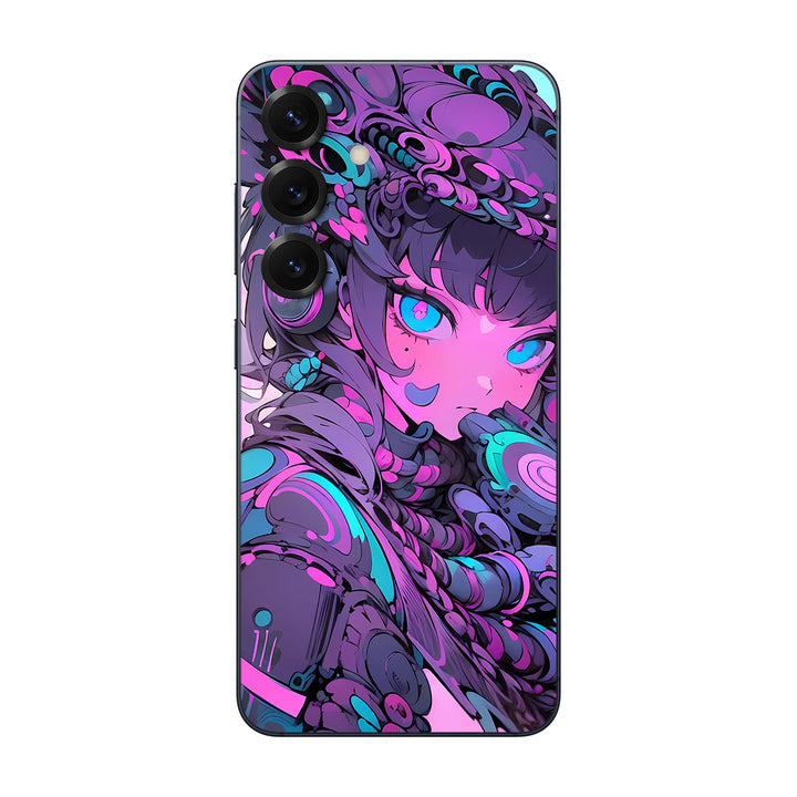 Galaxy S25 AI Art Series Girl Blue Eyes Skin