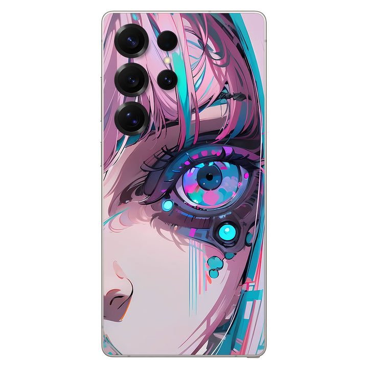 Galaxy S25 Ultra AI Art Series Girl Eye Skin