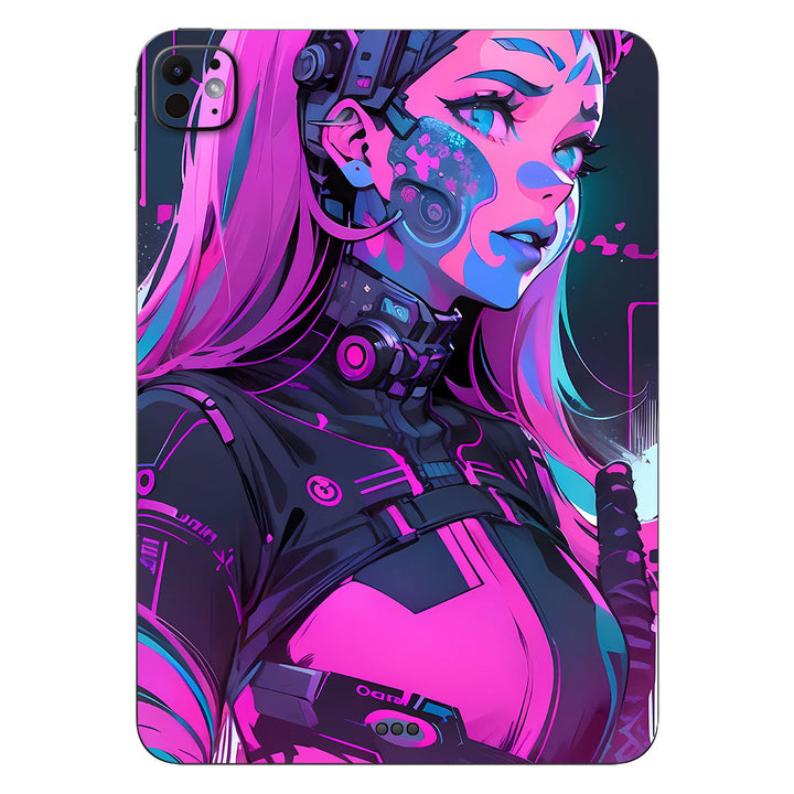 iPad Pro 11" M14 AI Art Series Girl Pink Skin