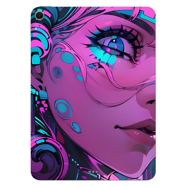 iPad Pro 11" M16 AI Art Series Girl Pink V2 Skin