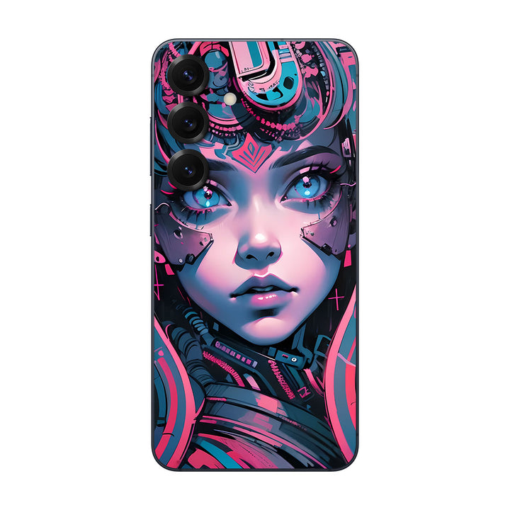 Galaxy S25 AI Art Series Girl Robotic Skin