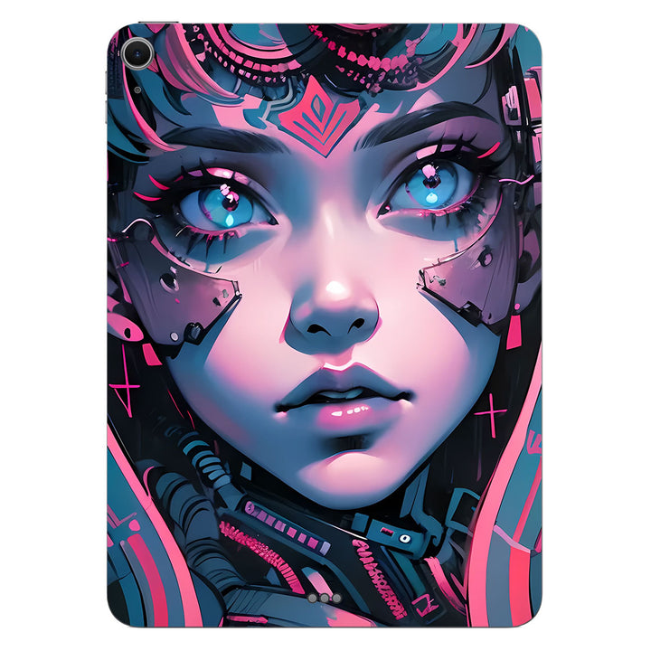 iPad Pro 11" M18 AI Art Series Girl Robotic Skin