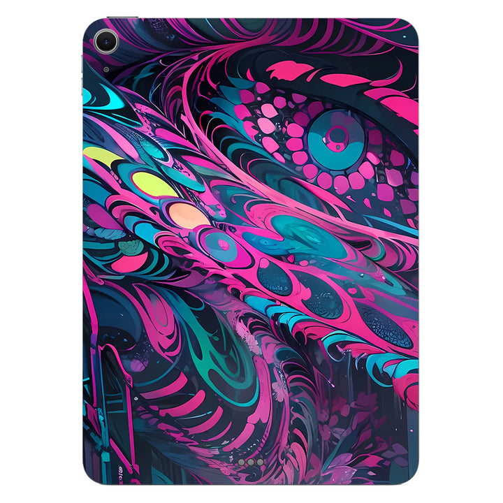 iPad Pro 11" M24 AI Art Series Pink Blue Art Skin