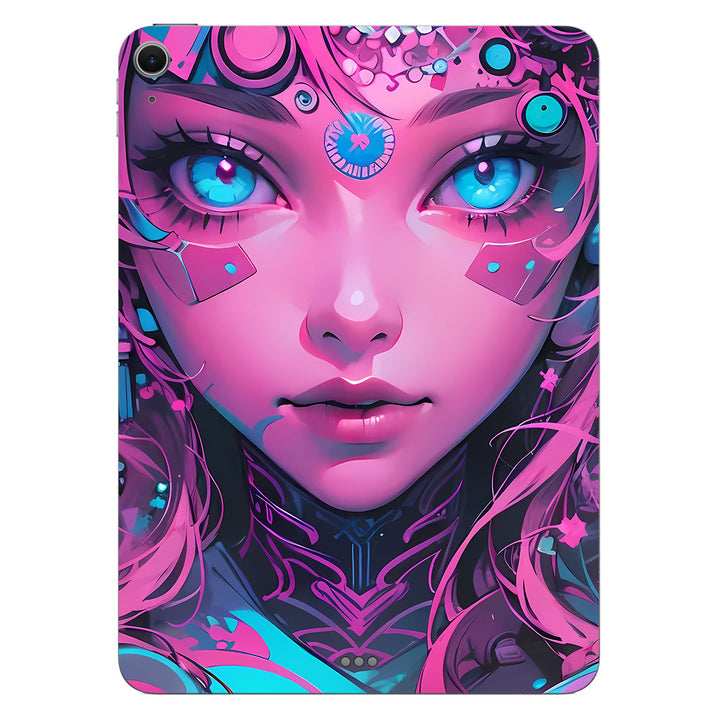 iPad Air 11" M2 AI Art Series Robo Girl Pink Skin