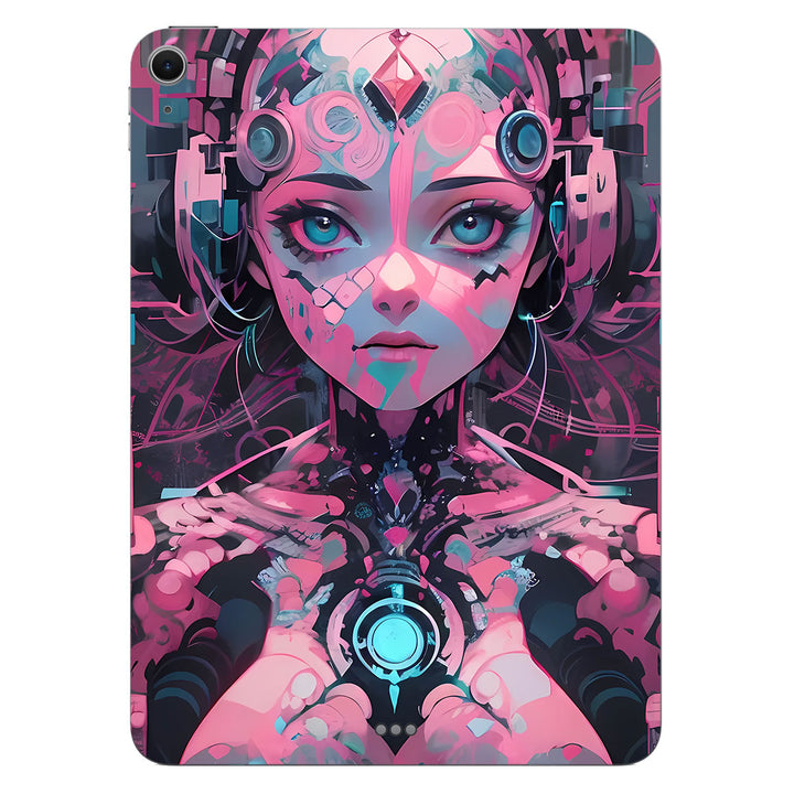 iPad Pro 11" M28 AI Art Series Robotic Girl Pink Skin