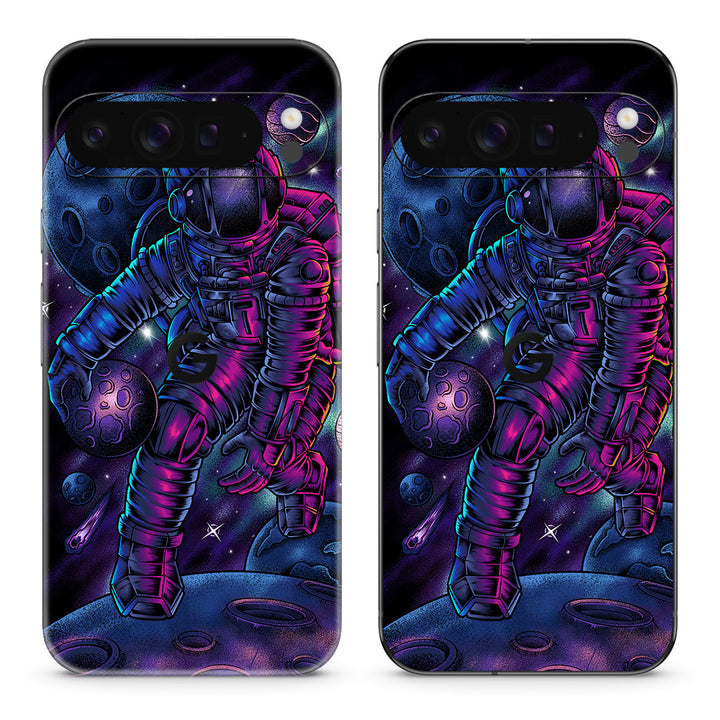 Pixel 9 Pro XL Artist Series Astronaut Basketball Skin