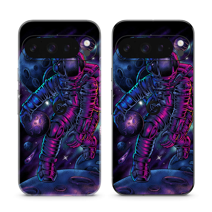 Pixel 9 Pro Artist Series Astronaut Basketball Skin