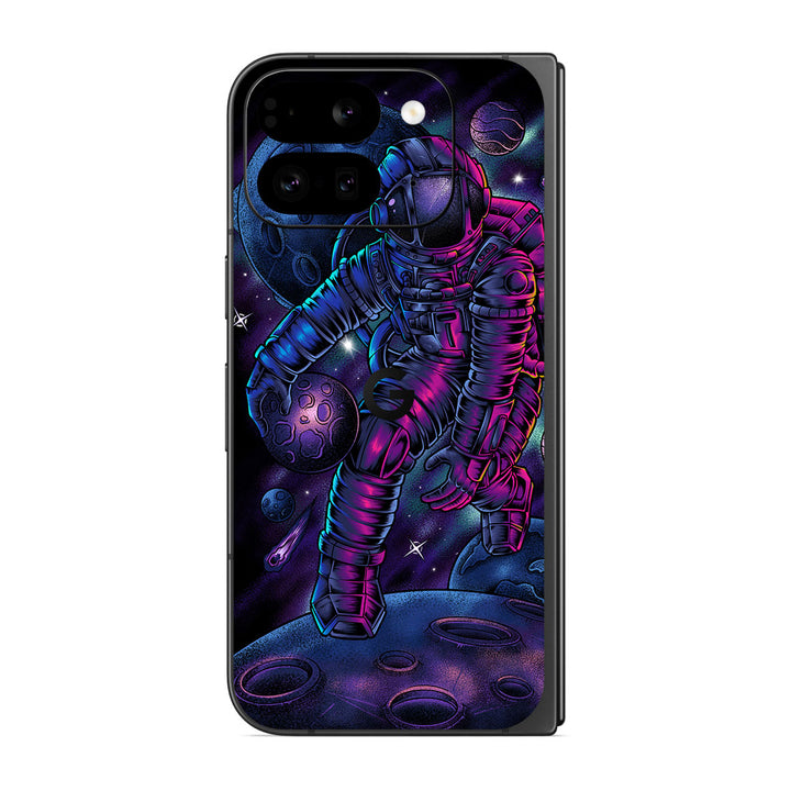 Pixel 9 Pro Fold Artist Series Astronaut Basketball Skin