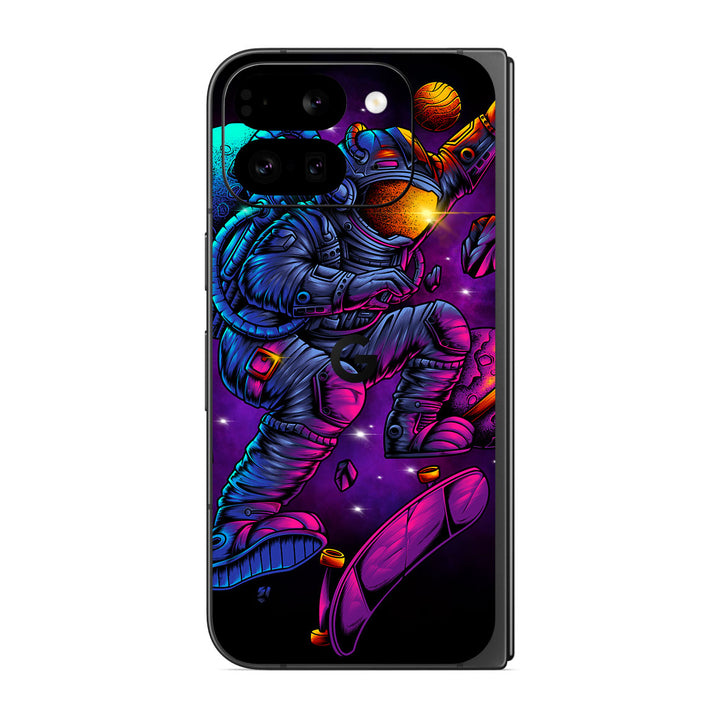 Pixel 9 Pro Fold Artist Series Astronaut Skater Skin