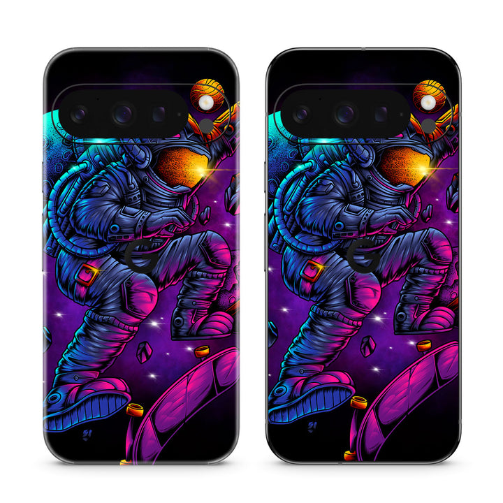 Pixel 9 Pro Artist Series Astronaut Skater Skin