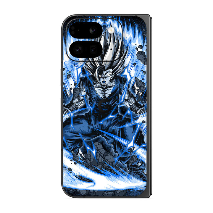 Pixel 9 Pro Fold Artist Series Blue Super Beast Skin