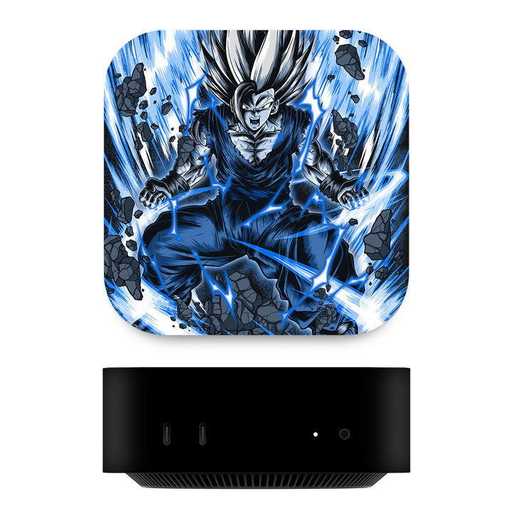 Mac Mini M4 Artist Series Blue Super Beast Skin