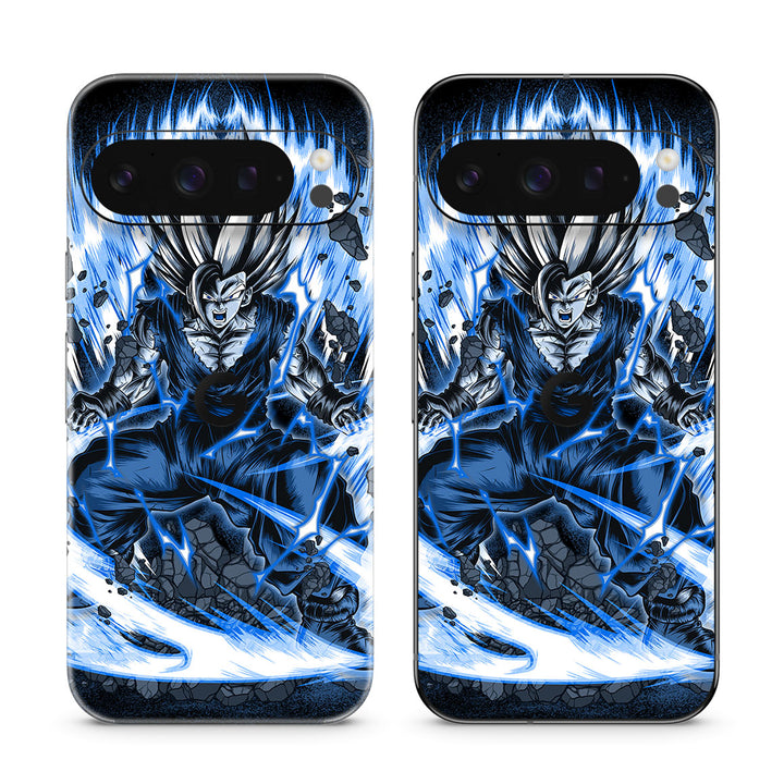 Pixel 9 Pro Artist Series Blue Super Beast Skin