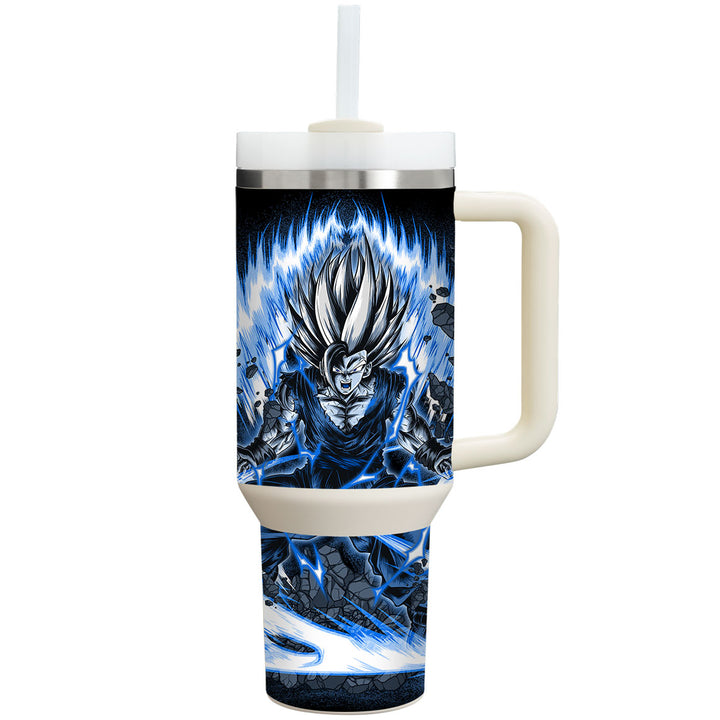 Stanley Personalized Tumbler Artist Series Blue Super Beast Skin