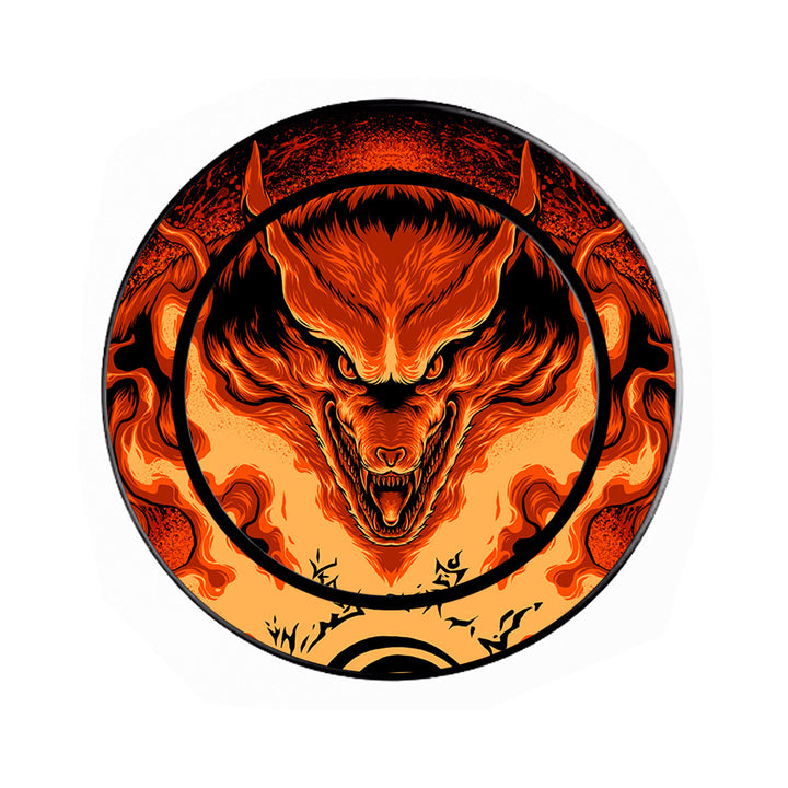 Magnetic Phone Grip with Stand Artist Series Burning Fox 