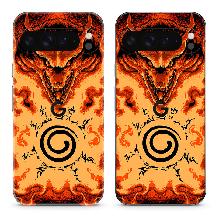 Pixel 9 Pro XL Artist Series Burning Fox Skin