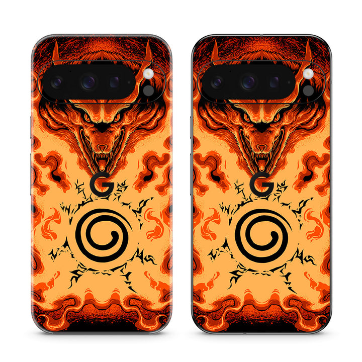 Pixel 9 Pro Artist Series Burning Fox Skin