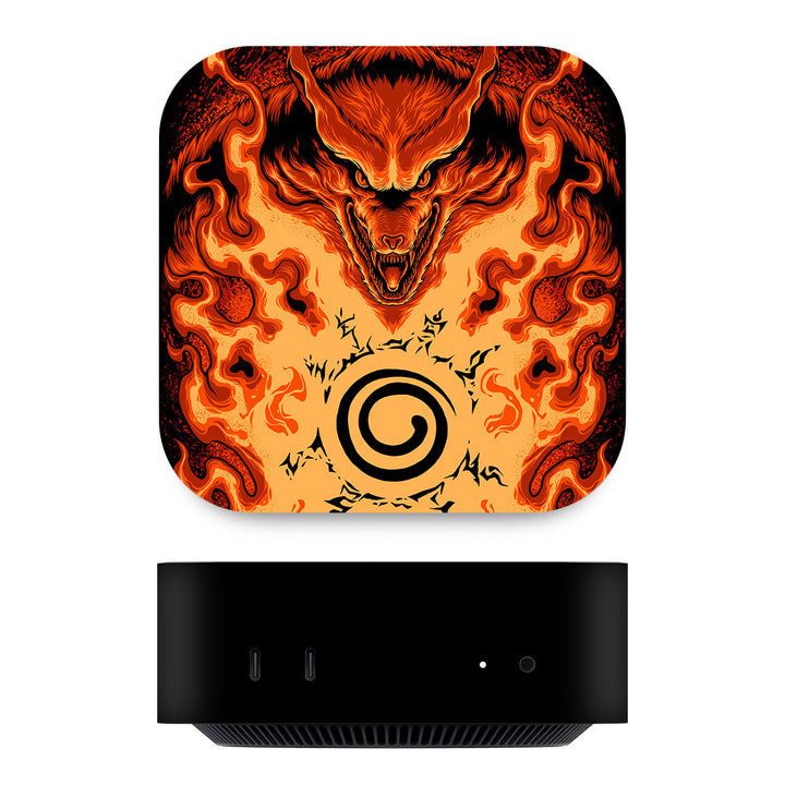 Mac Mini M4 Artist Series Burning Fox Skin