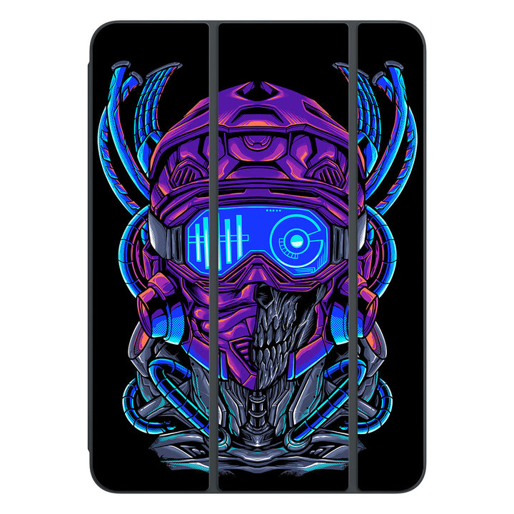 Smart Folio for iPad Pro 11-inch (M4) Artist Series Cyber Skull Skin