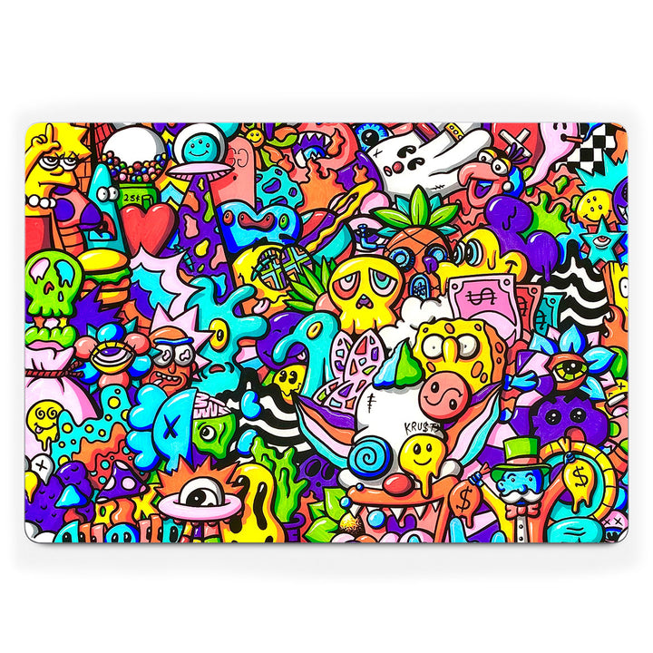 MacBook Pro 16" (2024 M4) Artist Series Doodle Art Skin