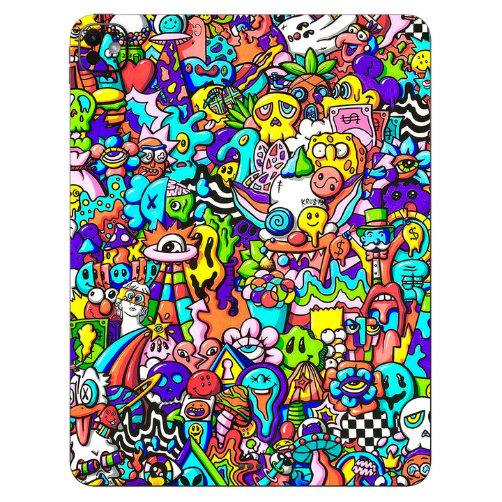 iPad Pro 13" M4 Artist Series Doodle Art Skin