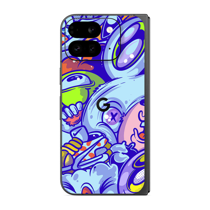 Pixel 9 Pro Fold Artist Series Doodle Skin