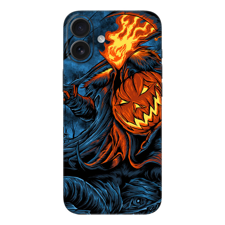 iPhone 16 Artist Series Flaming Pumpkin