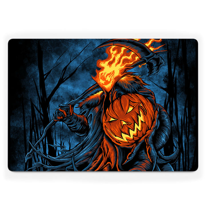 MacBook Pro 16" (2024 M4) Artist Series Flaming Pumpkin Skin