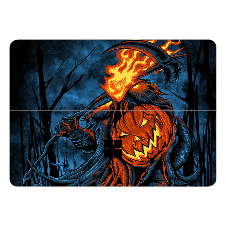 Surface Laptop Studio 2 Artist Series Flaming Pumpkin Skin