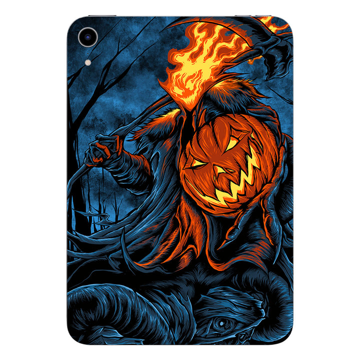 iPad Mini 7 (A17 Pro) Artist Series Flaming Pumpkin Skin