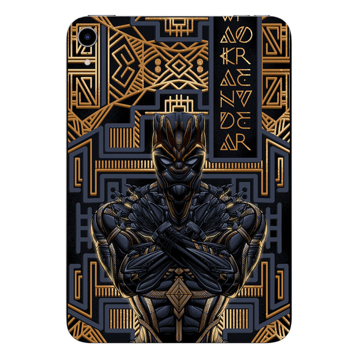 iPad Mini 7 (A17 Pro) Artist Series Gold Panther Skin