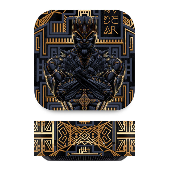 Mac Mini M4 Artist Series Gold Panther Skin