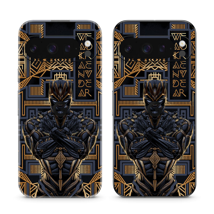 Pixel 9 Pro Artist Series Gold Panther Skin