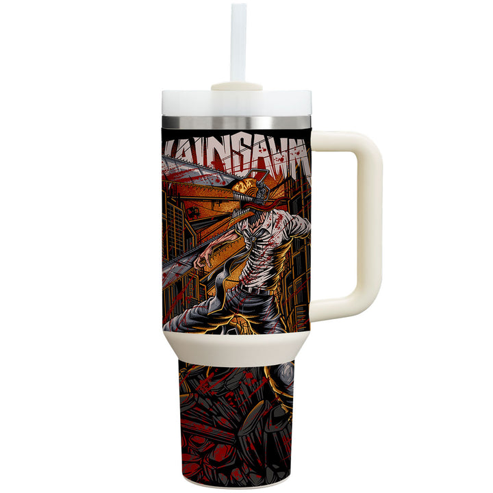 Stanley Personalized Tumbler Artist Series Saw Man Skin