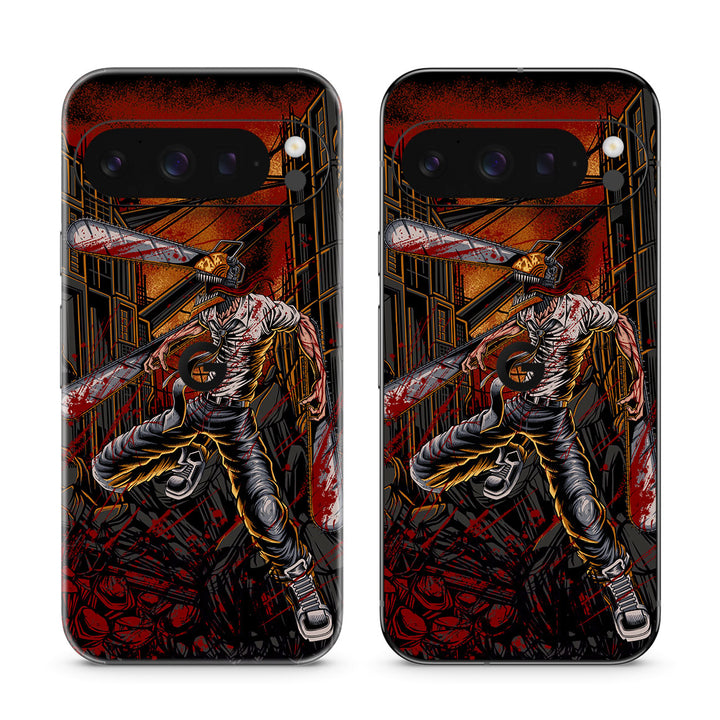 Pixel 9 Pro Artist Series Saw Man Skin