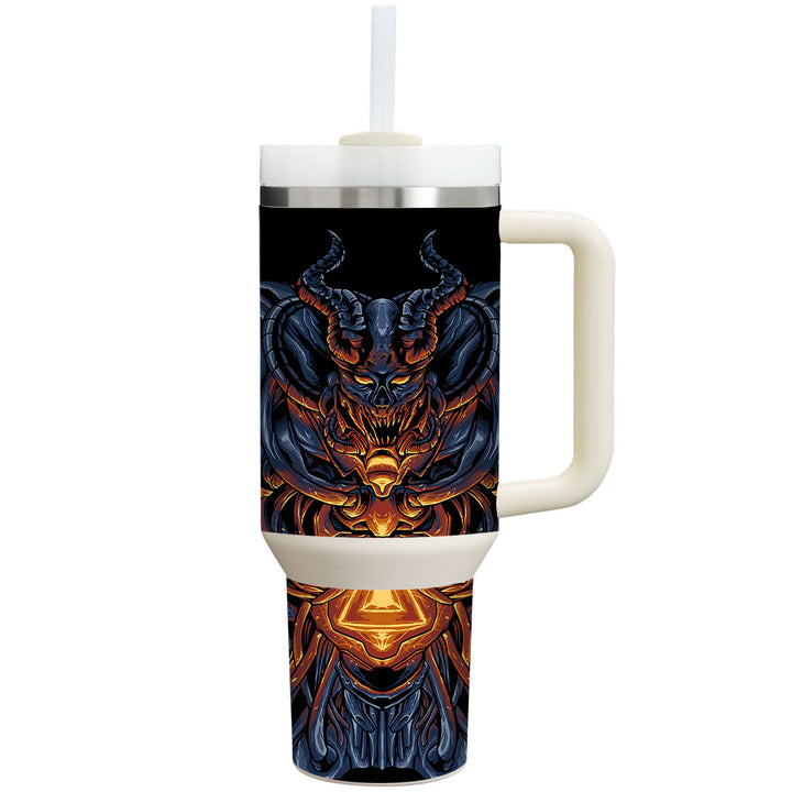 Stanley Personalized Tumbler Artist Series Skull Mecha Skin