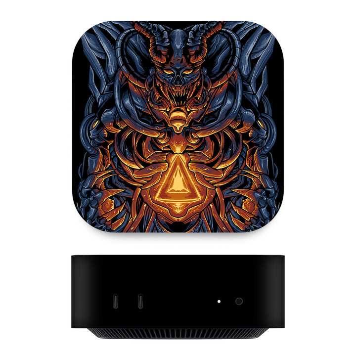 Mac Mini M4 Artist Series Skull Mecha Skin