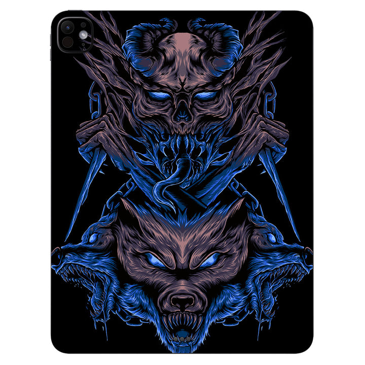 iPad Pro 13" M4 Artist Series Skull Wolf Skin