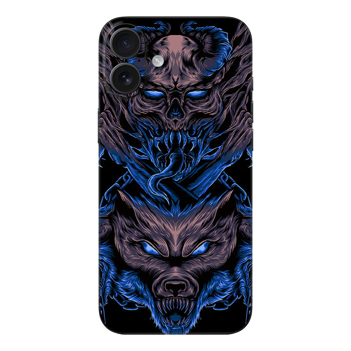 iPhone 16 Plus Artist Series Skull Wolf