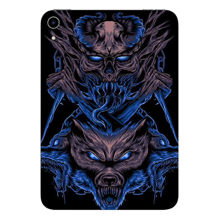 iPad Mini 7 (A17 Pro) Artist Series Skull Wolf Skin