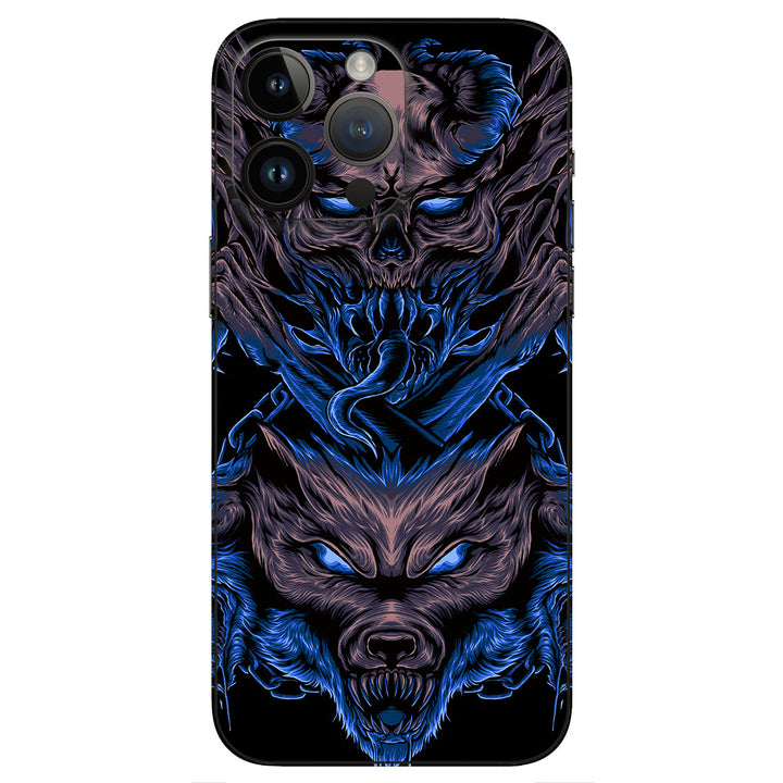 iPhone 16 Pro Artist Series Skull Wolf