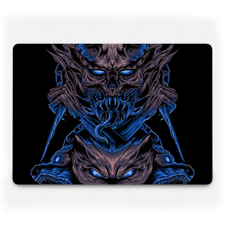 MacBook Pro 14" (2024, M4) Artist Series Skull Wolf Skin