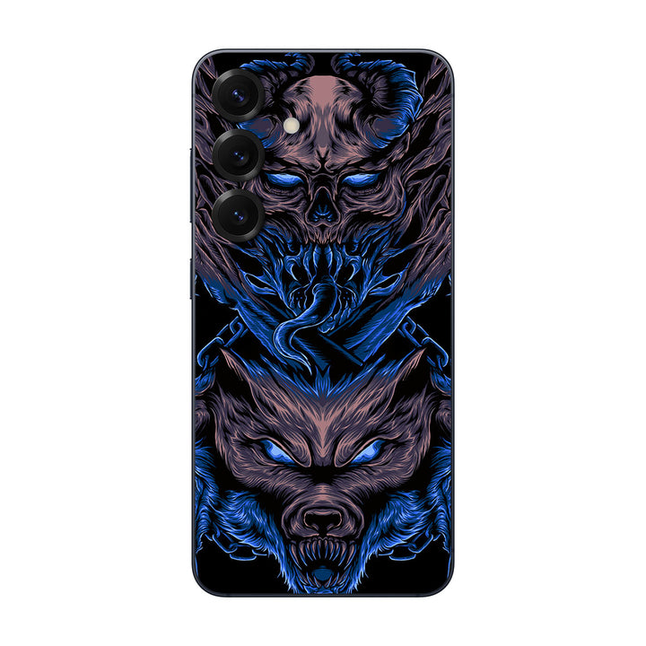 Galaxy S25 Artist Series Skull Wolf Skin